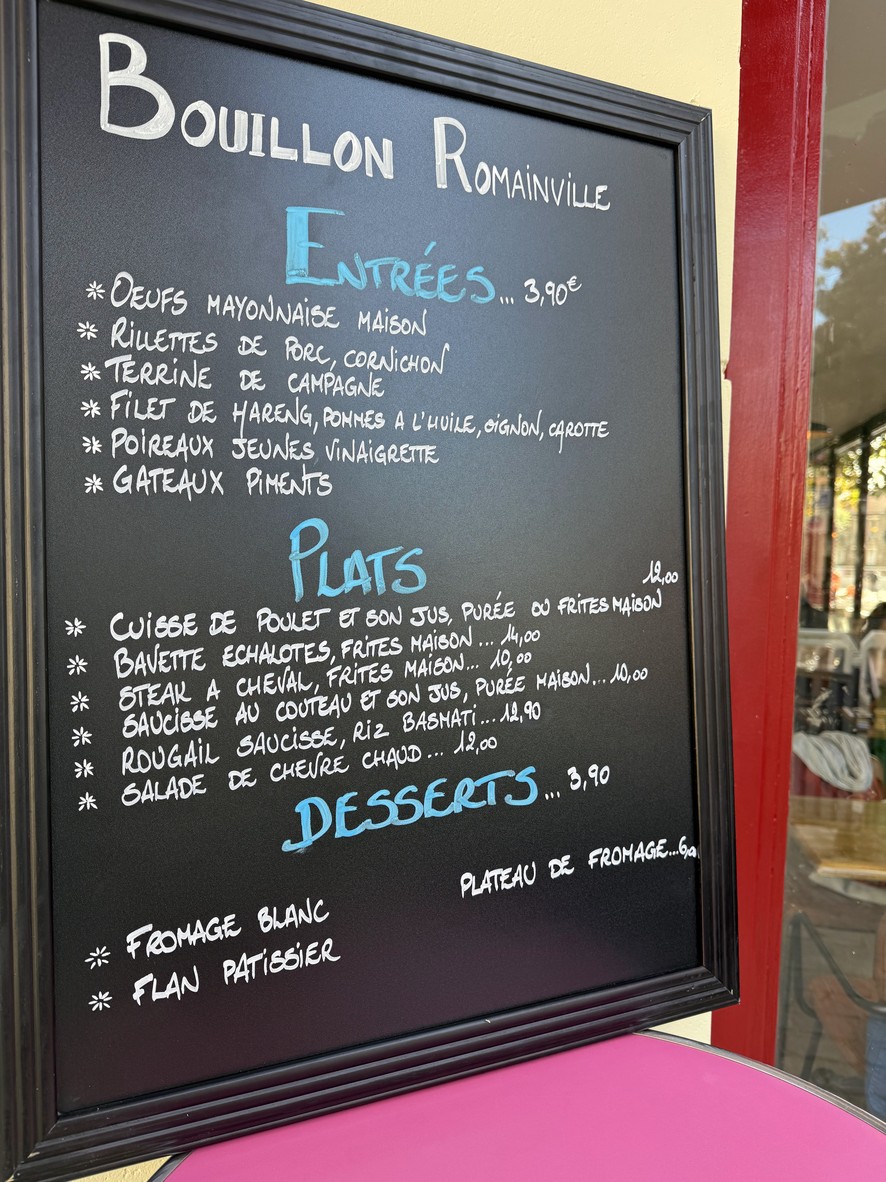 Bouillon menu 1