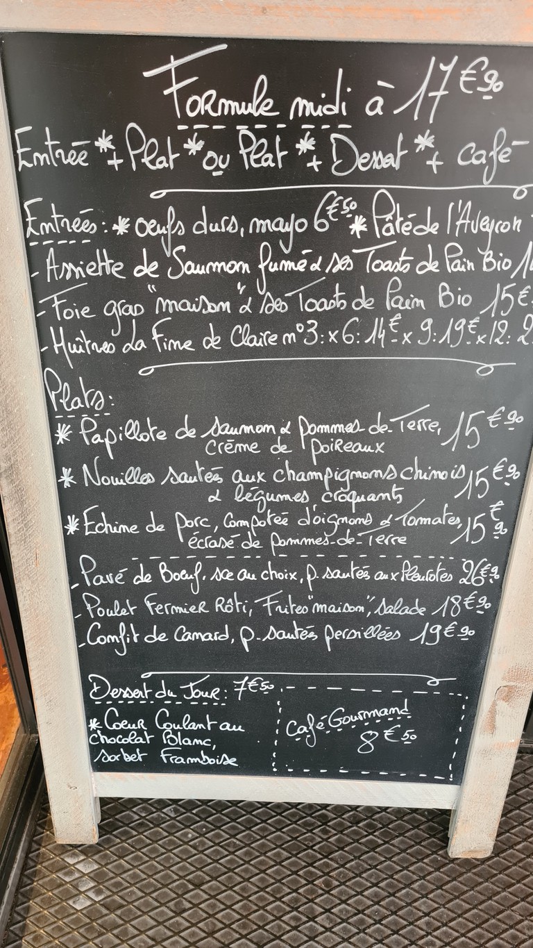 RESTAURANT LE MERRILL menu 1