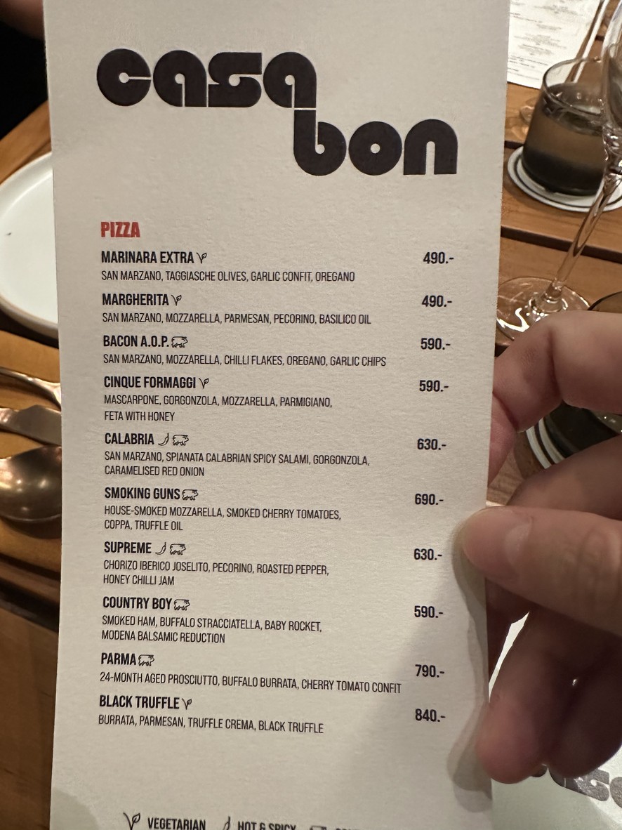 卡萨邦法式餐厅 menu 2