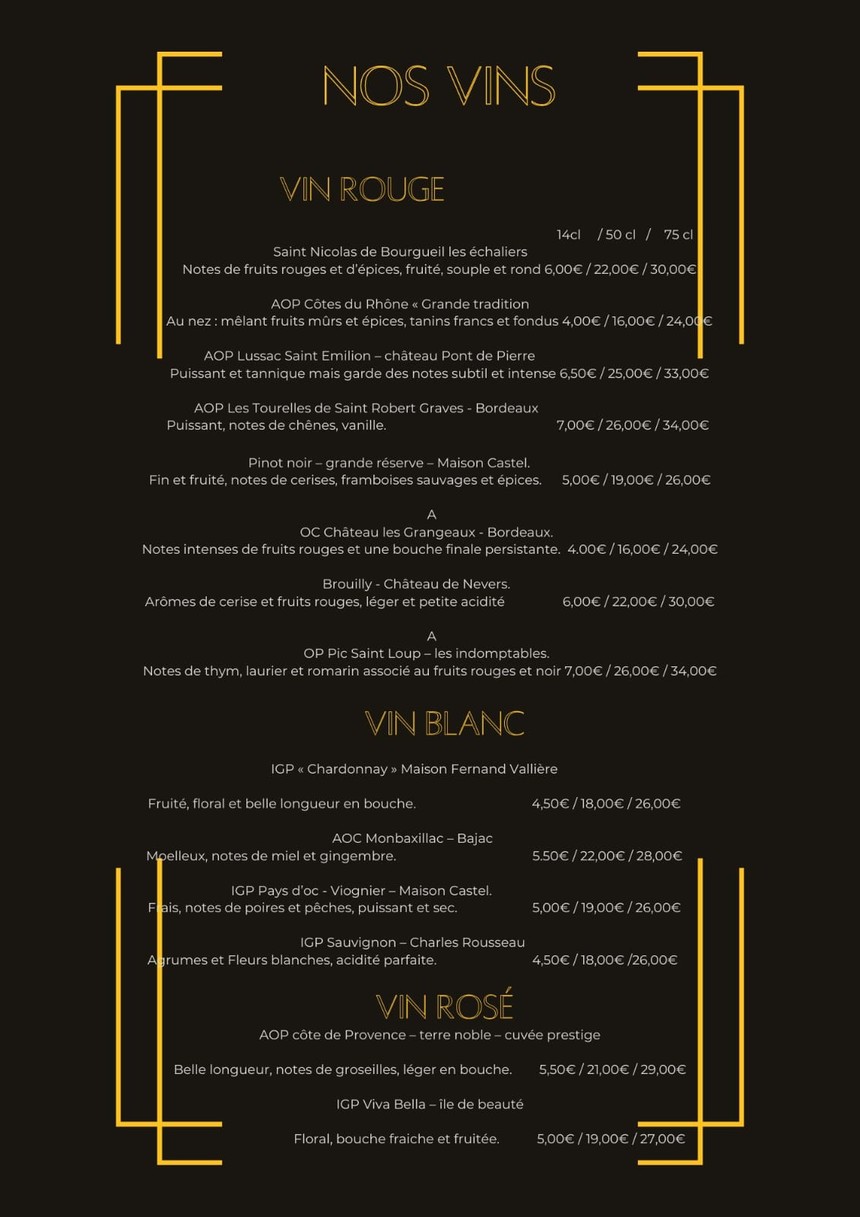 L'instant menu 6