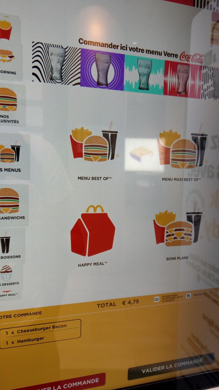 McDonald's menu 1