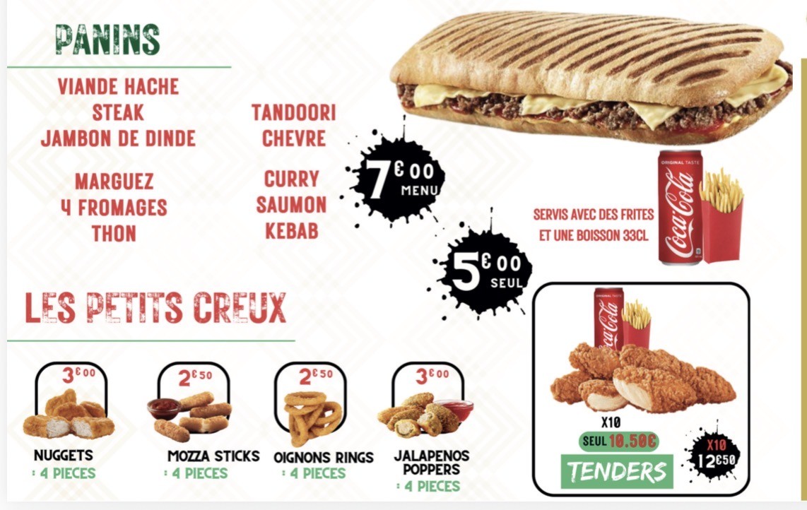 Saveur de Montreuil menu 5