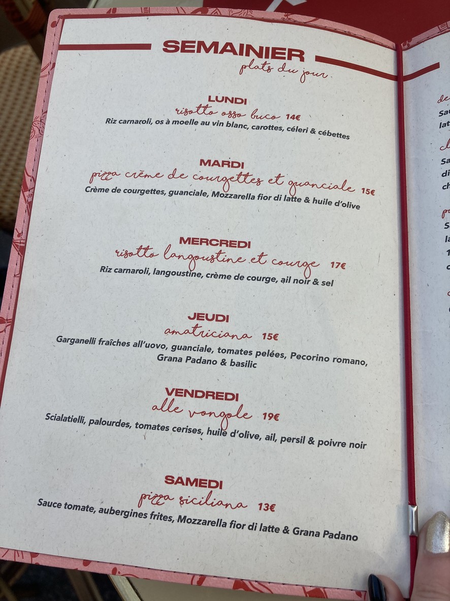 Gruppomimo menu 2