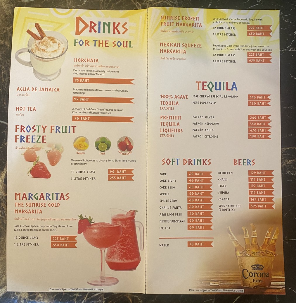 Sunrise Tacos at Silom menu 8