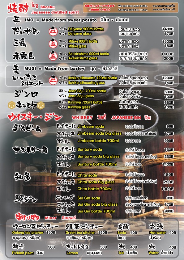 Nagiya Nihonmachi menu 8