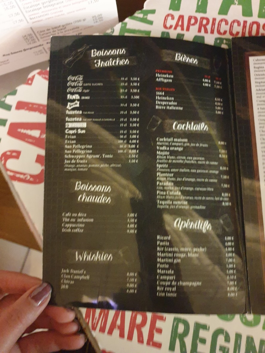 PALERMO menu 2