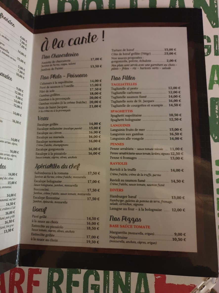 PALERMO menu 4