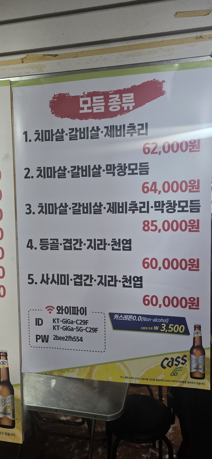 Yongmunjip Sucursal 2 menu 2