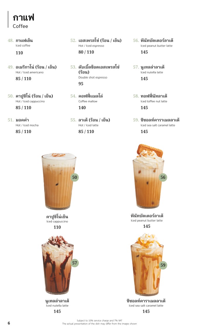 Thonkrueng Restaurant menu 5
