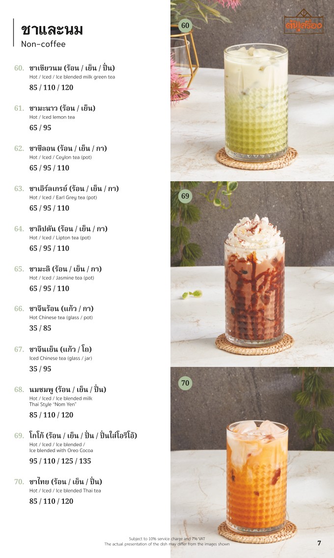 Thonkrueng Restaurant menu 6