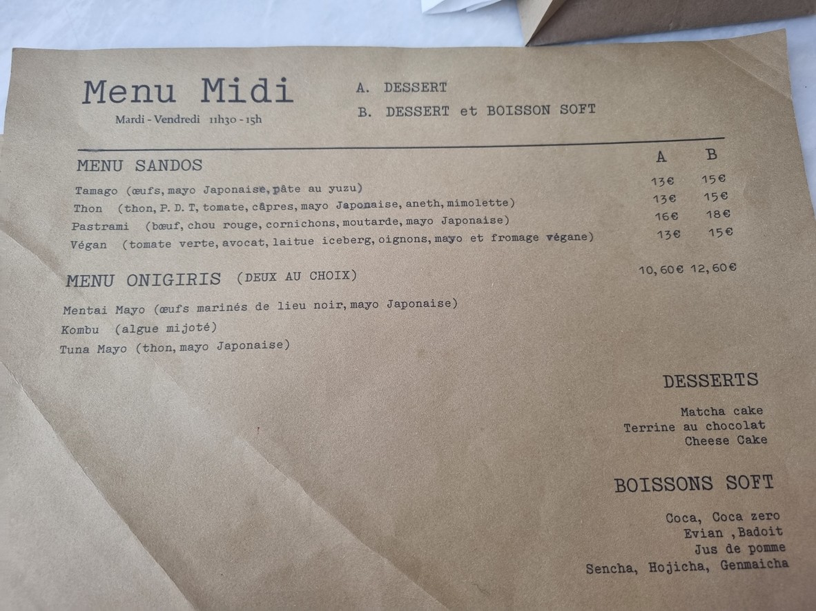Benchy menu 2