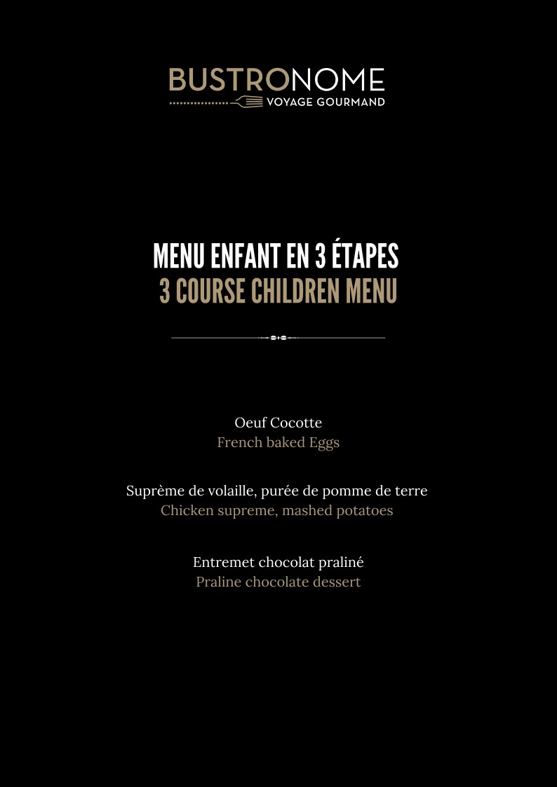 Bustronome menu 4