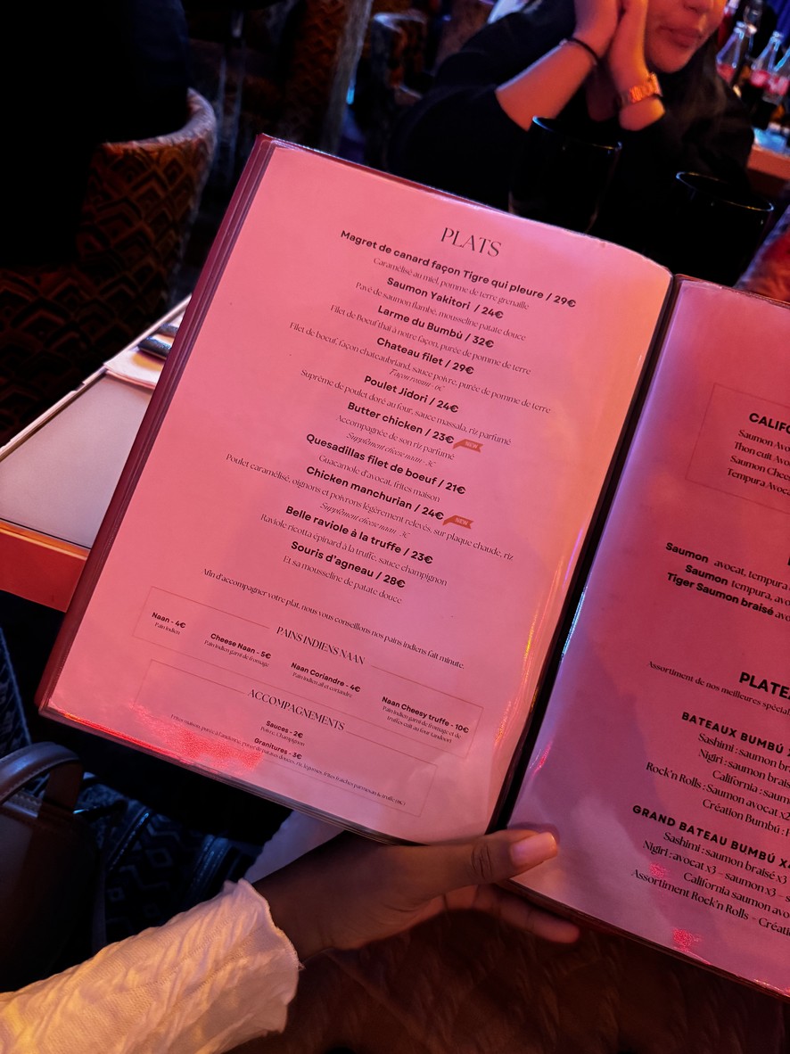 Bumbú Restaurant menu 4