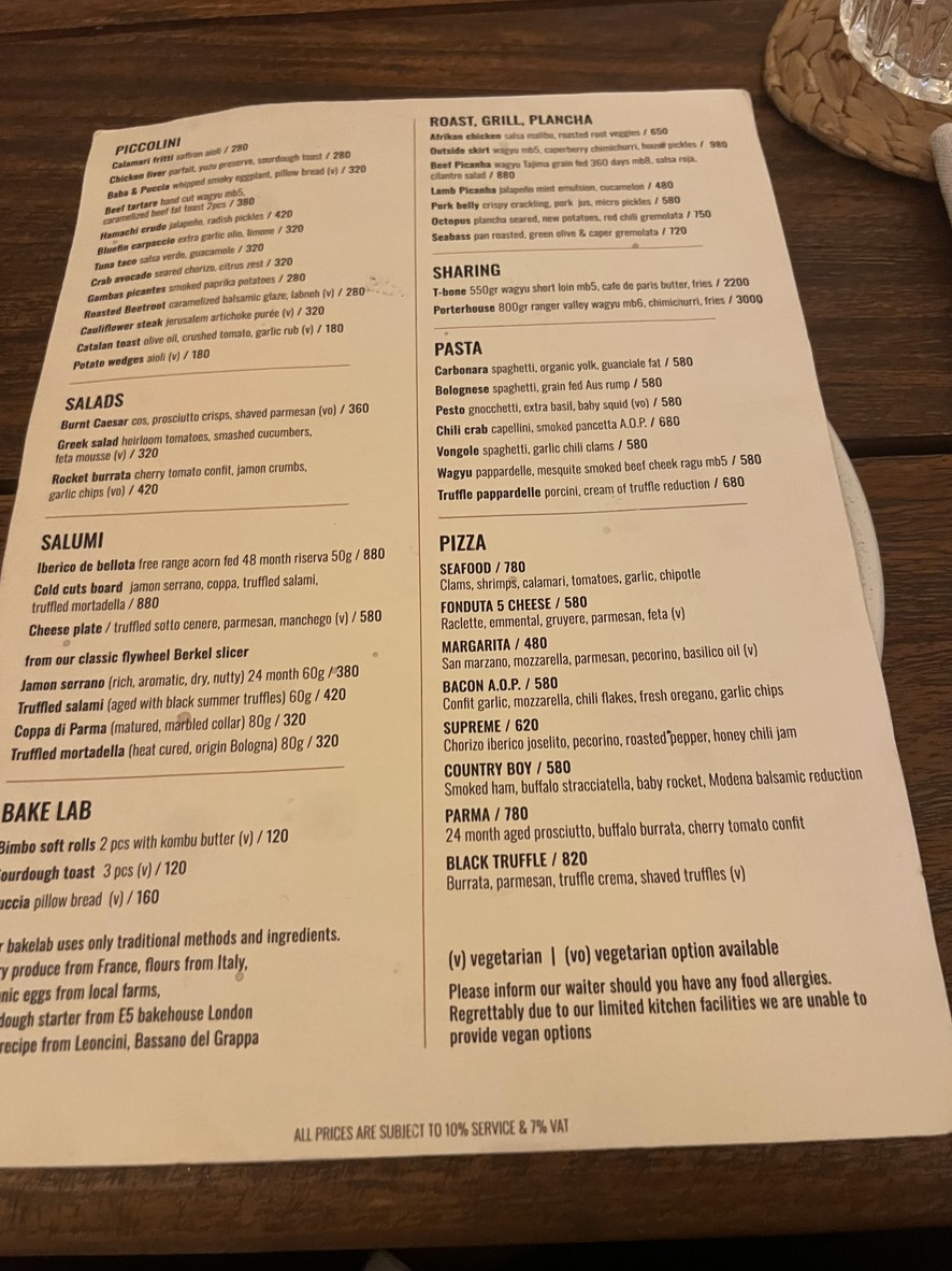 Bimbo Mediterranean Restaurant & Bar menu 1