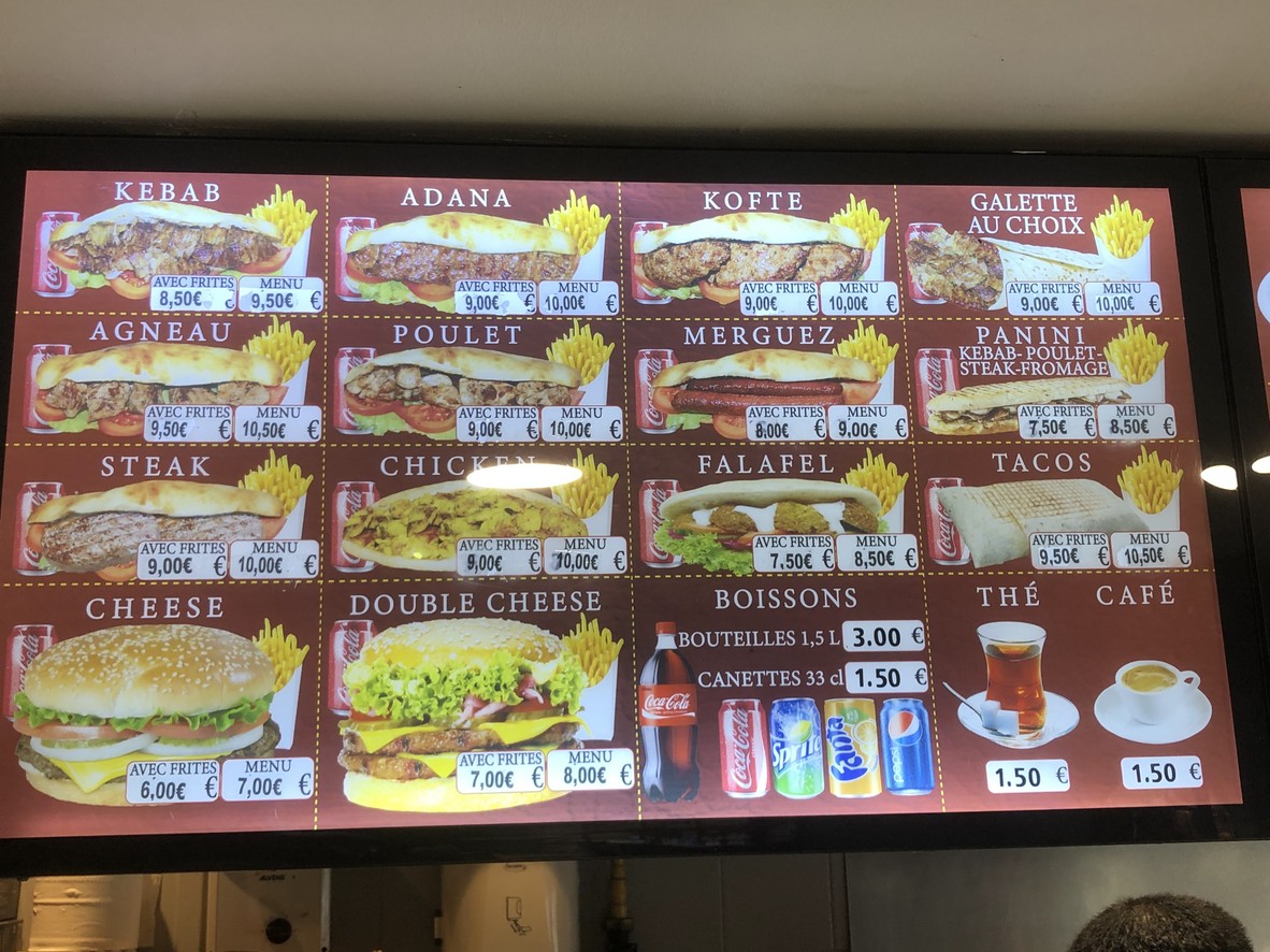 Dunya menu 1