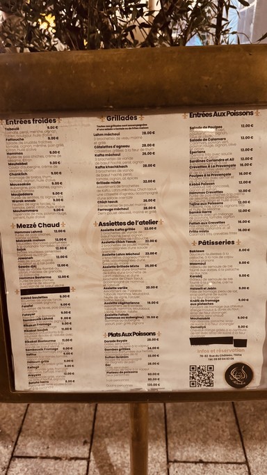 RESTAURANT AL BACHA PARIS