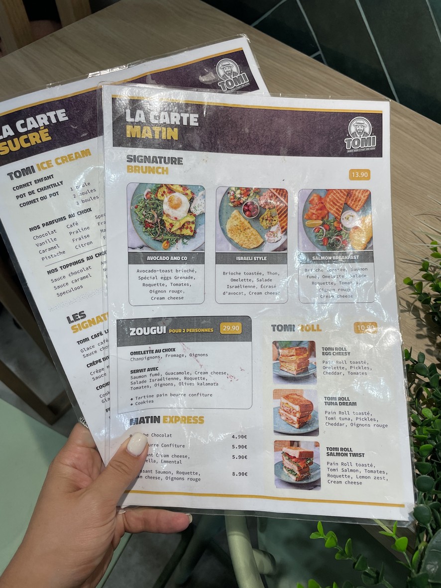 Tomi menu 1