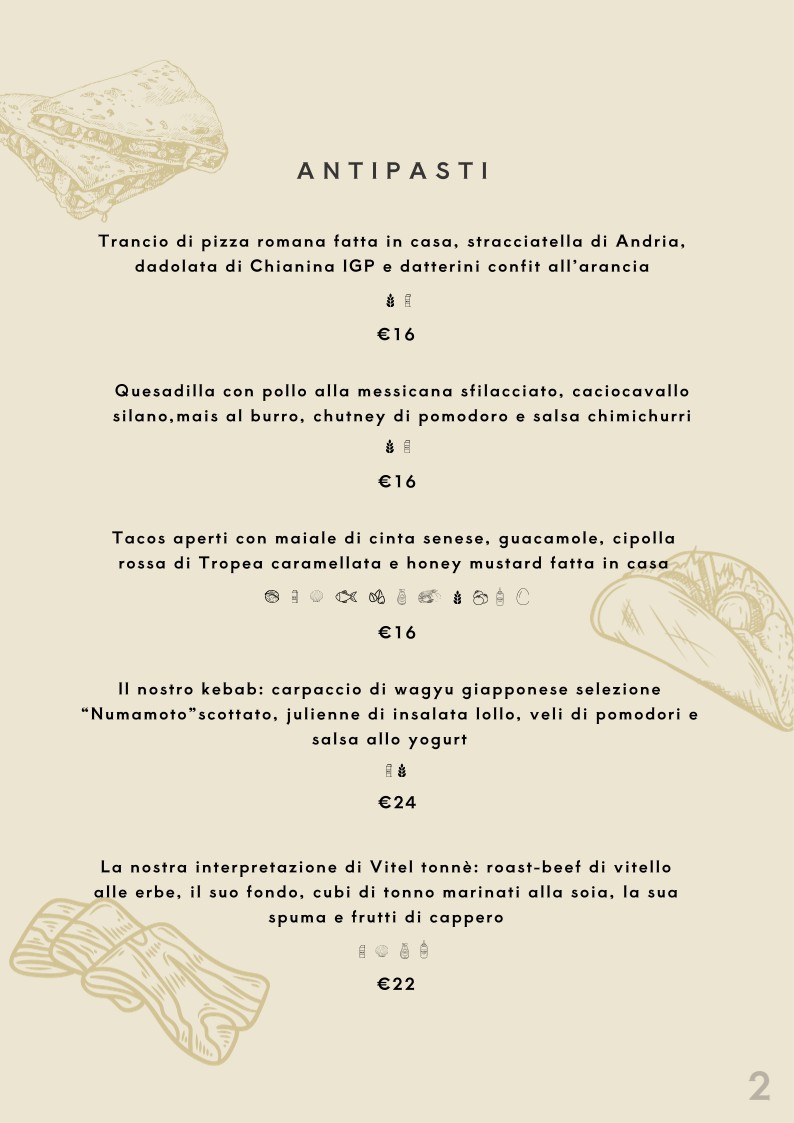 Beef Bazaar menu 1