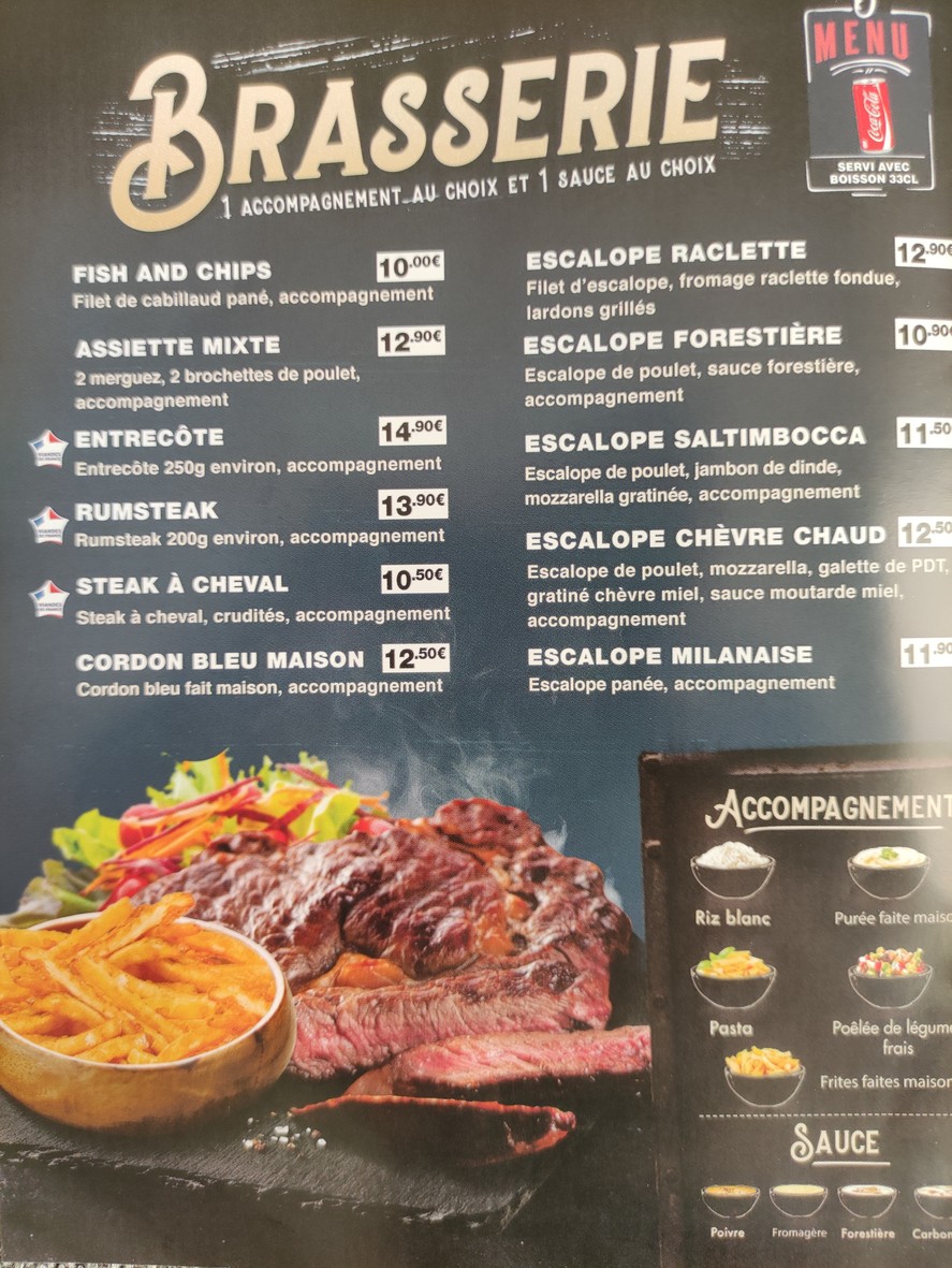 O'Greedys menu 2