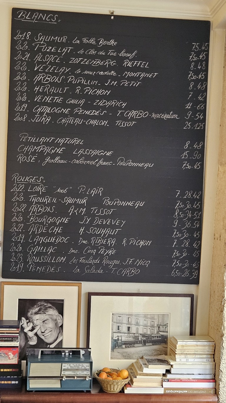 Le Baratin menu 2