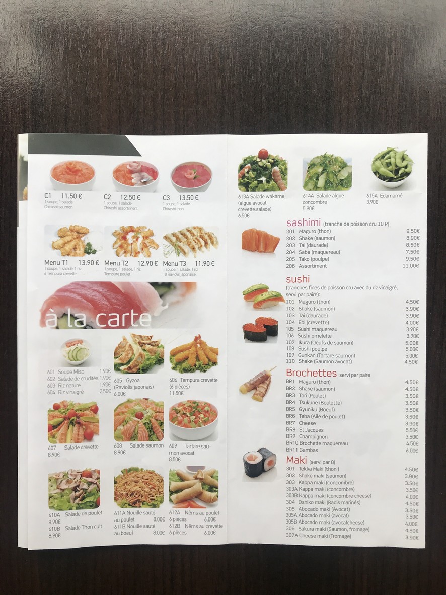 Sushi Paradise menu 4