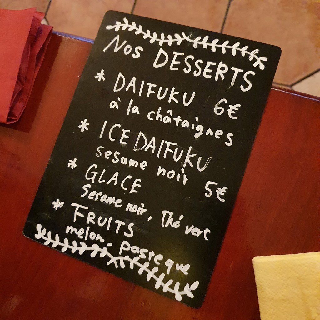 Bistrot HOTARU menu 3