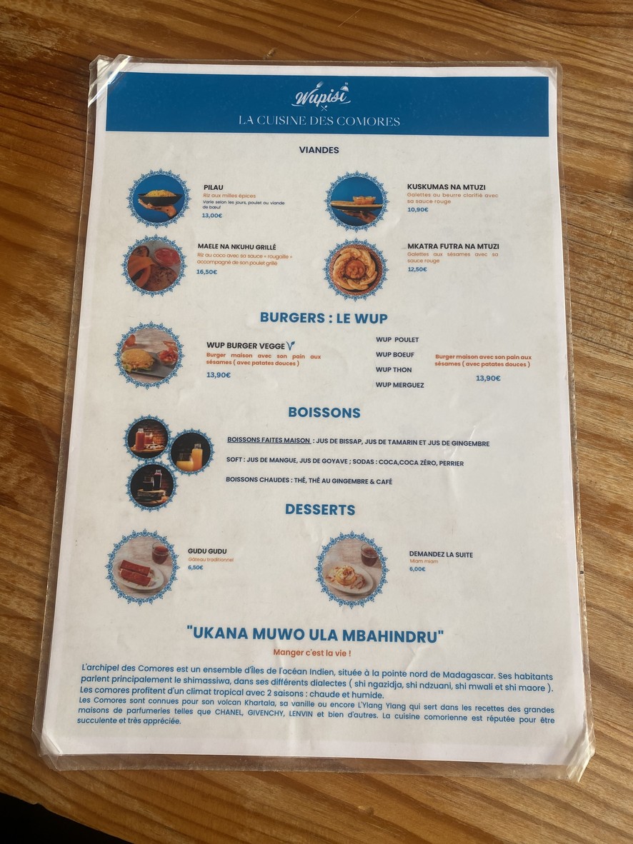 Wupisi menu 2