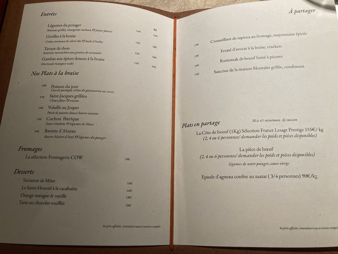 Fogo menu 2
