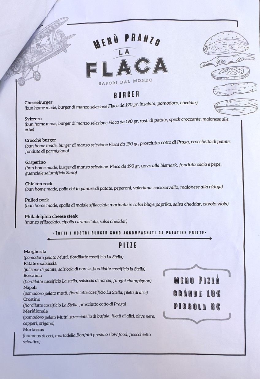 Ristorante La Flaca menu 3