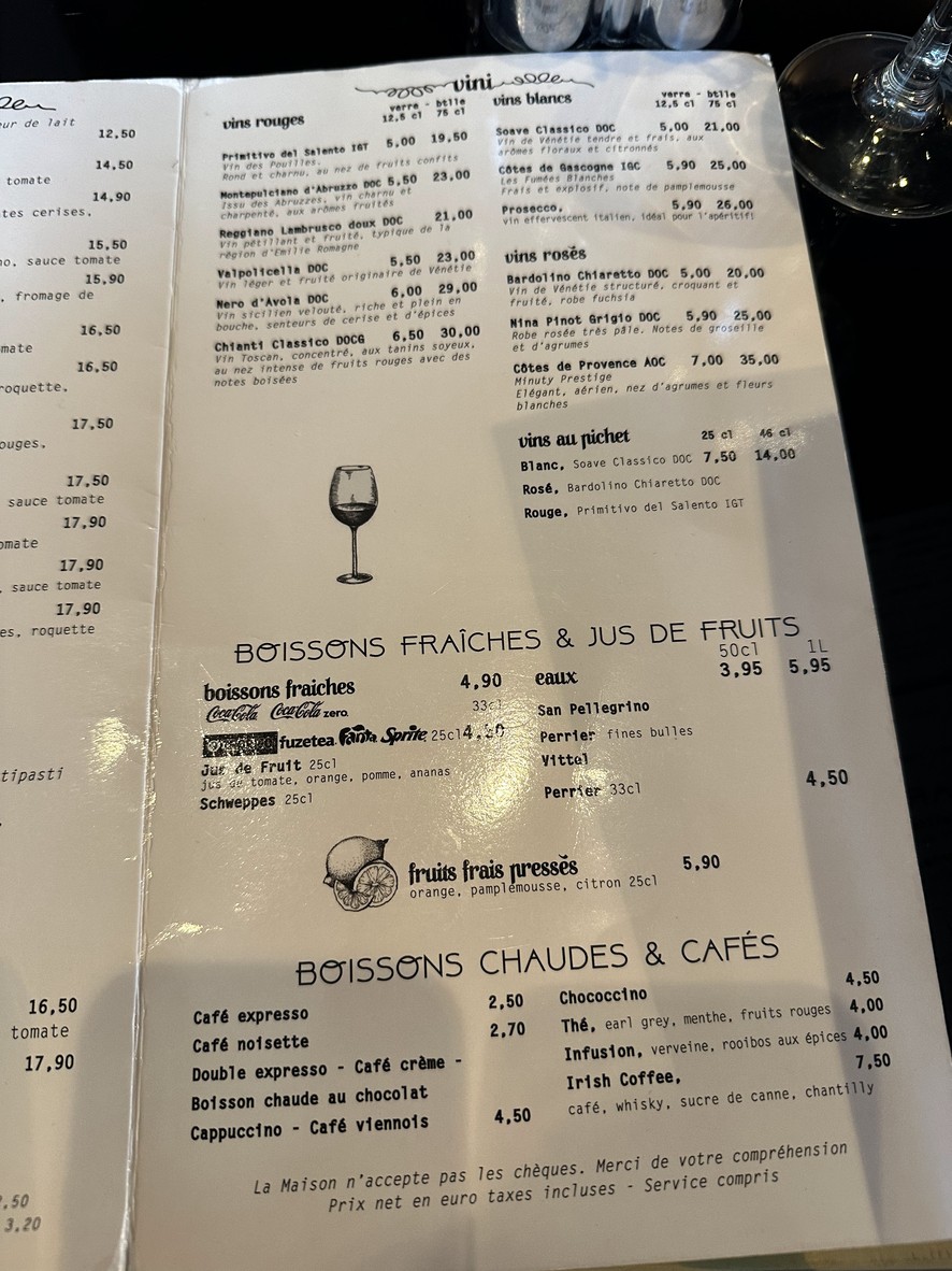 Fratellini Caffè menu 4