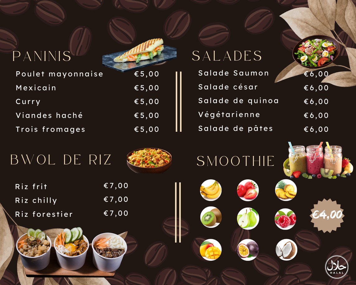 Sucré salé menu 3