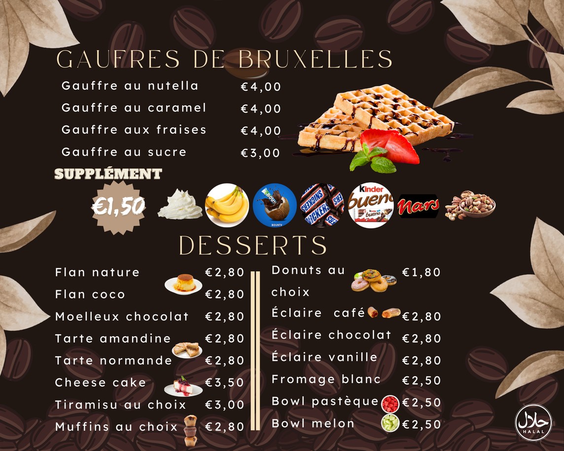 Sucré salé menu 4