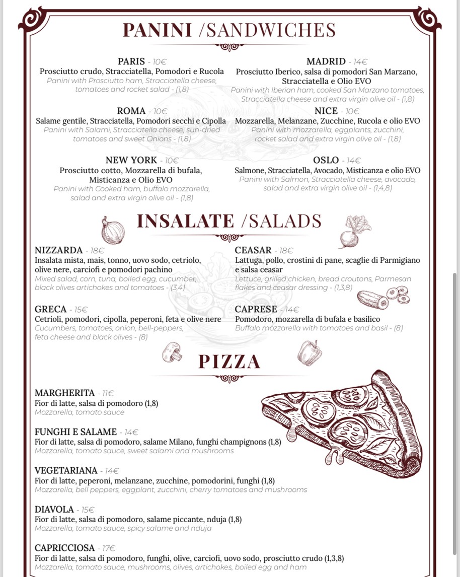 Al Biscione Cafė 1965 - CIBO e VINI menu 4