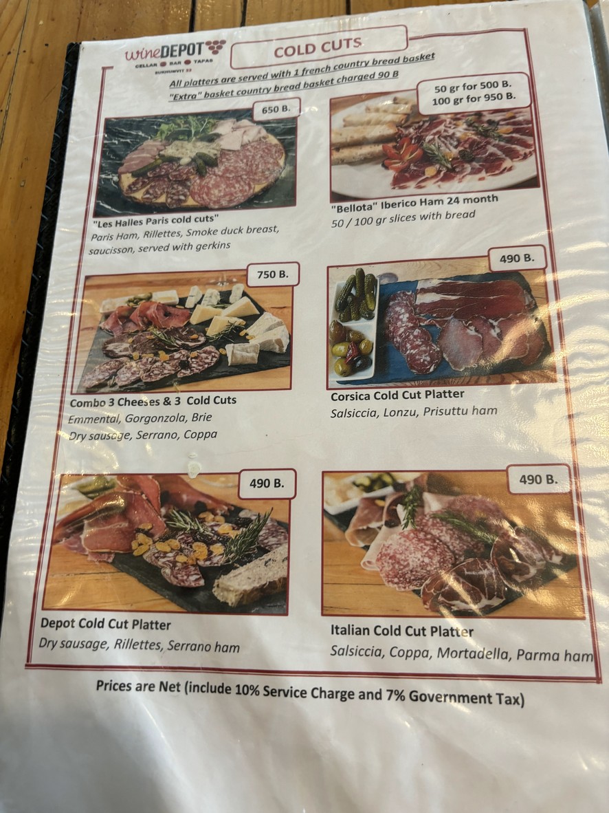 Wine Depot Bistro & Wine Store menu 3