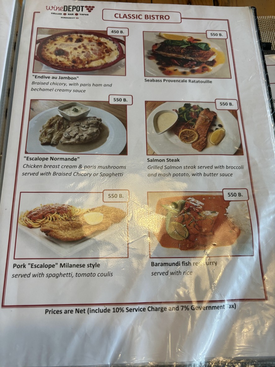 Wine Depot Bistro & Wine Store menu 4