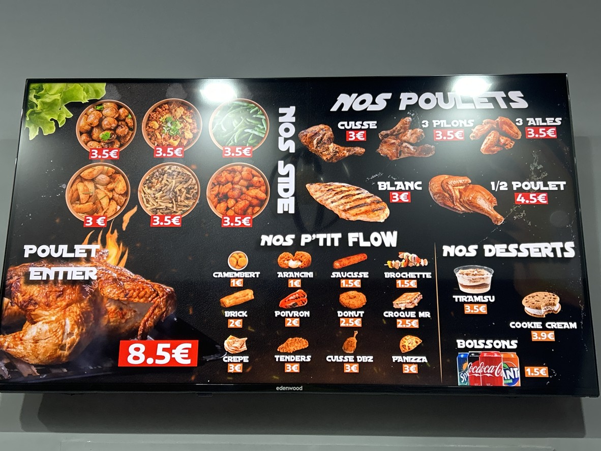 Chick'N Flow menu 2