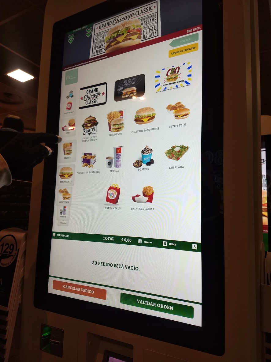 McDonald's Clichy-la-Garenne menu 1