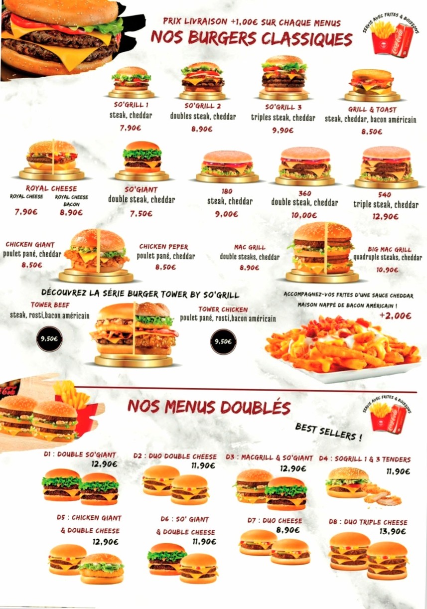 So'Grill menu 2