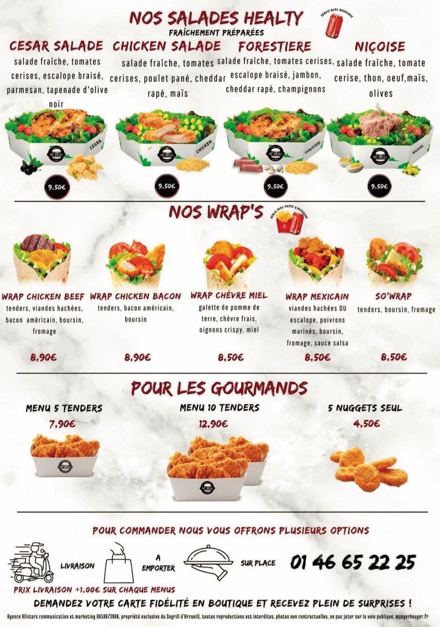 So'Grill menu 5