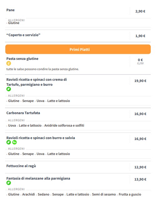 Ristorante I San Pietrini - "Cucina Romana" menu 3