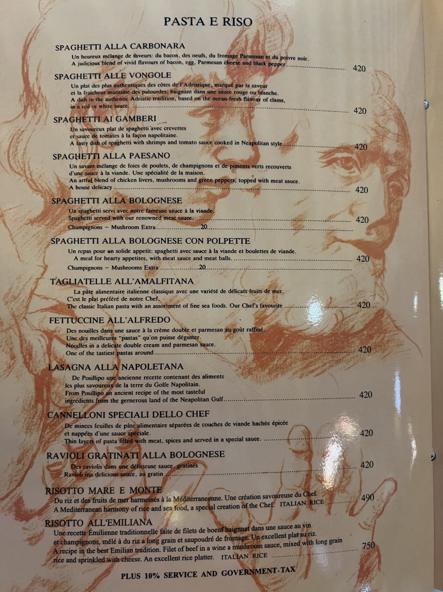 Paesano Italian Restaurant menu 3