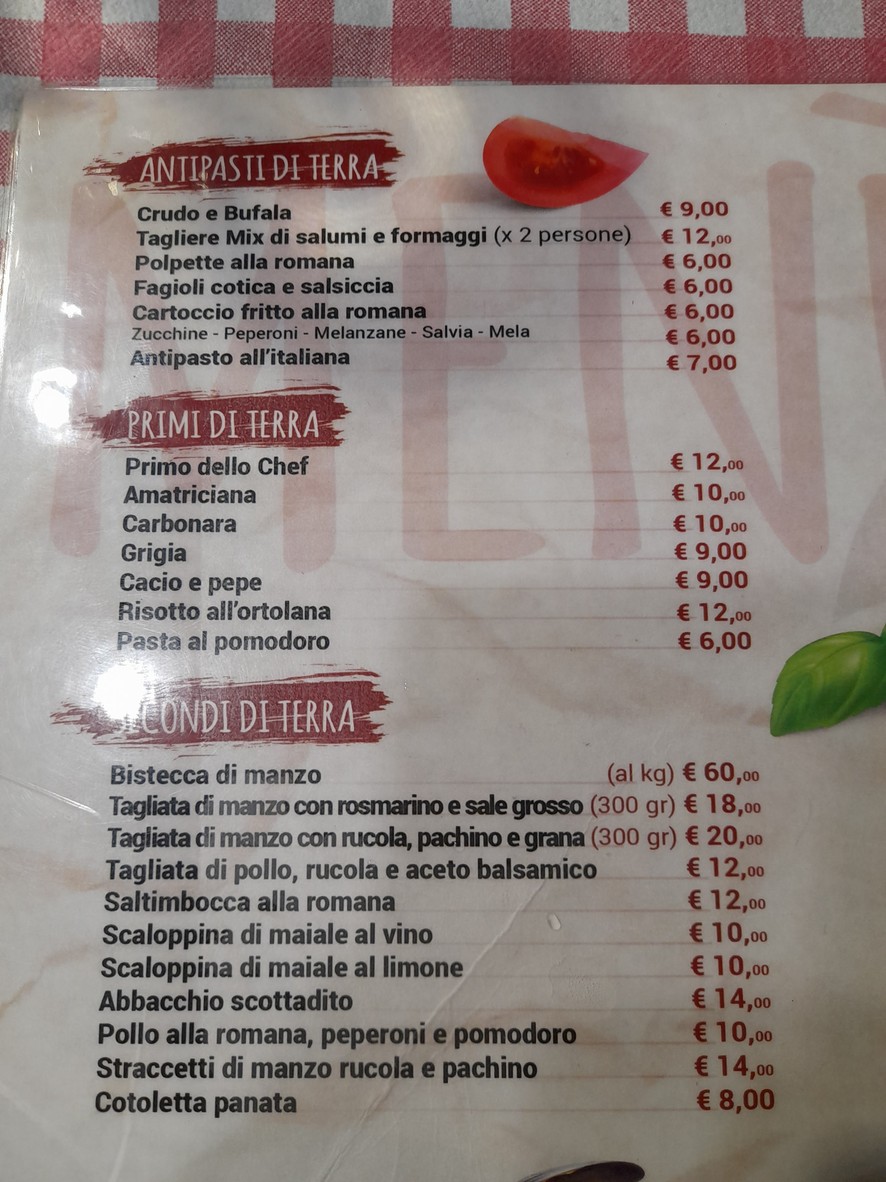Ristorante Er Gallo Nero menu 1