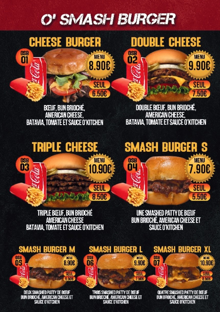 JUICY SMASH BURGER menu 3