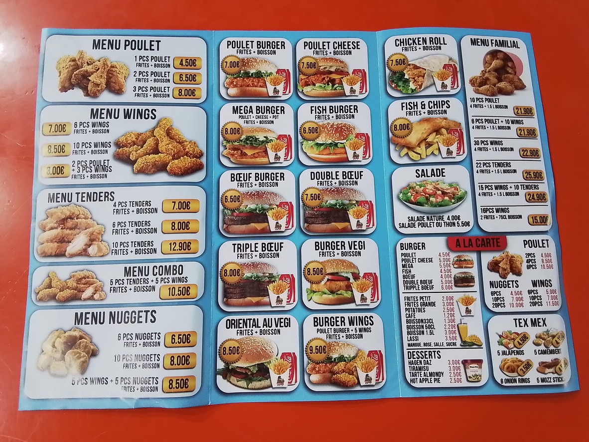 Yummy Fried Chicken menu 2