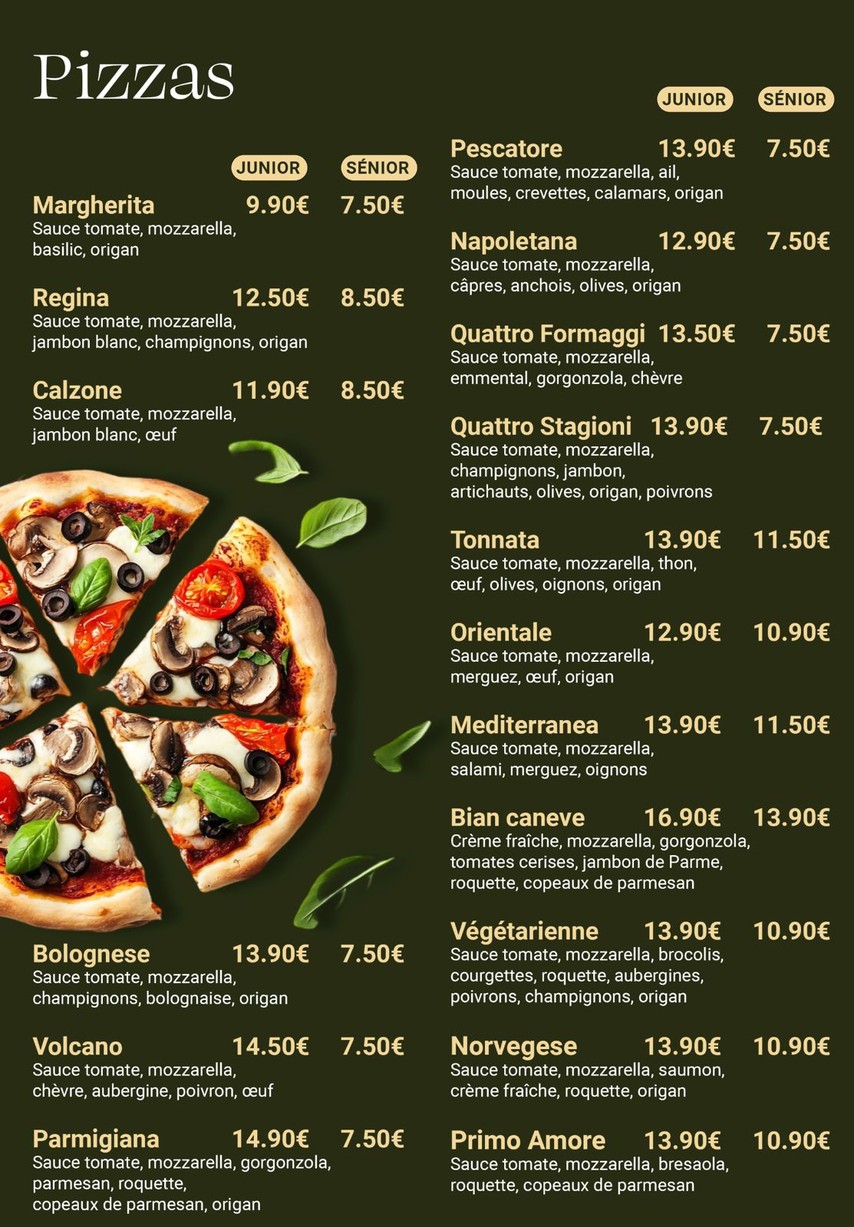 Le Bugatti menu 2