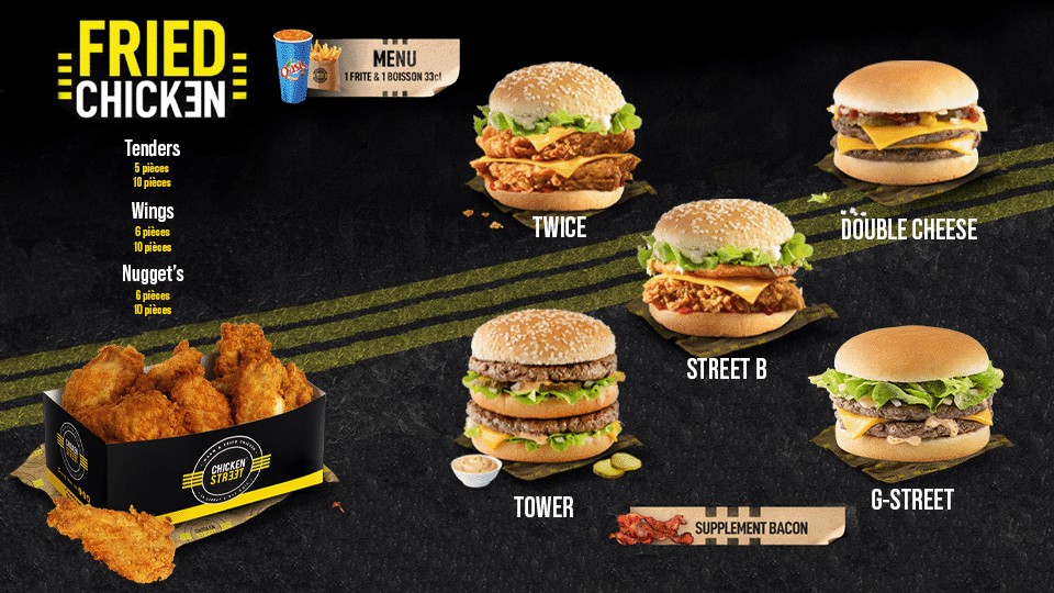 Chicken Street Boulogne Naan & Fried Chicken menu 1