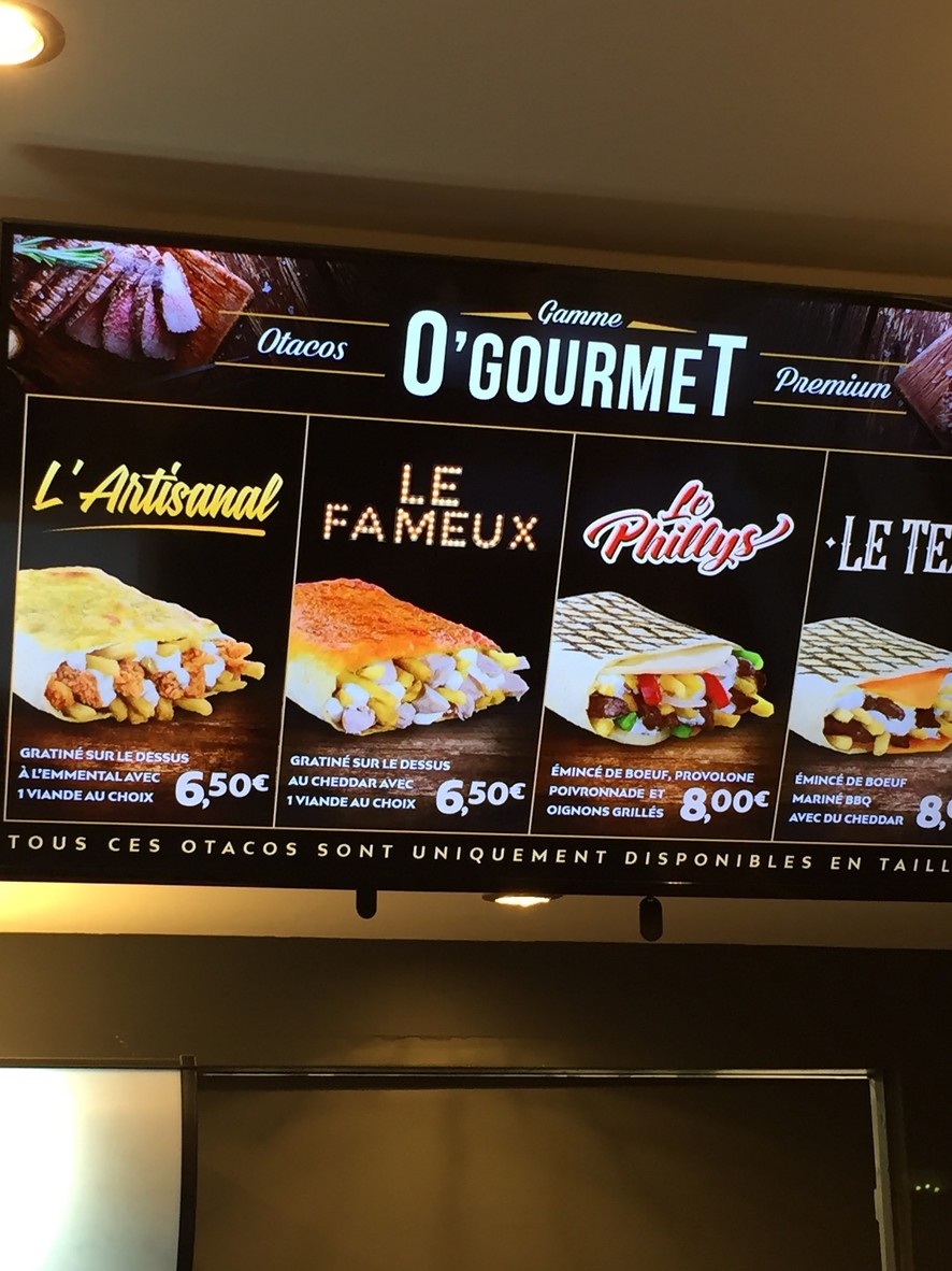 O'Tacos menu 2