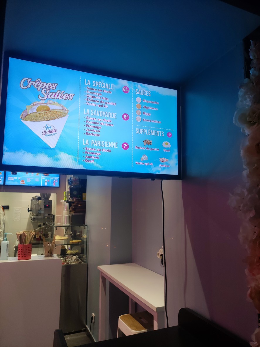 Bubble Paradise menu 1