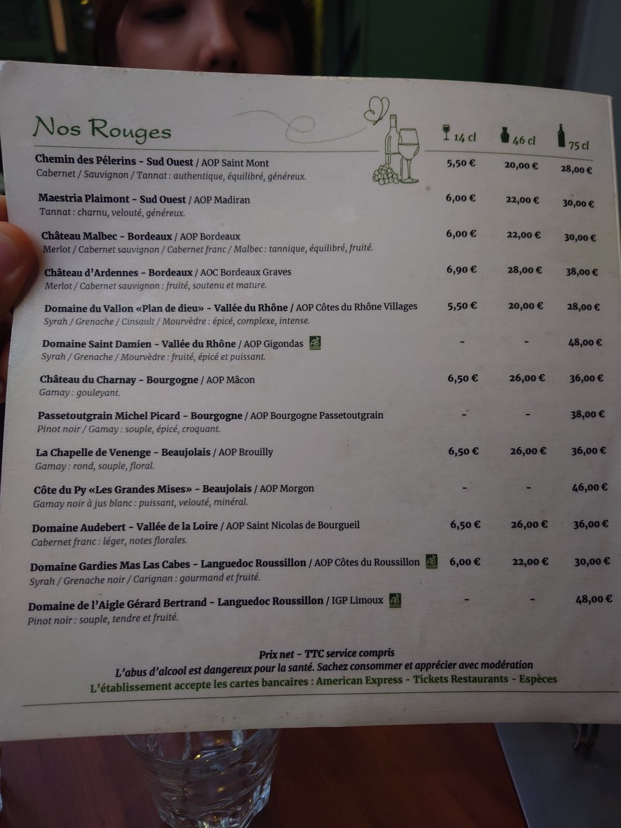 Café Le Papillon menu 5