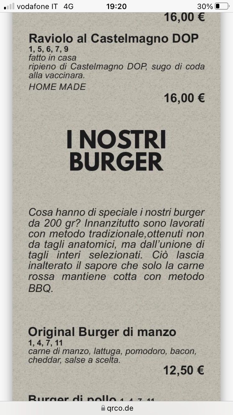 Fòco | Ristorante a Centocelle - Braceria - Pizzeria menu 6